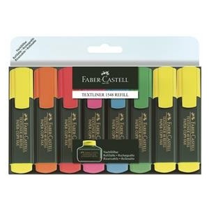 TEXTMARKER SET 8 1548 FABER-CASTELL