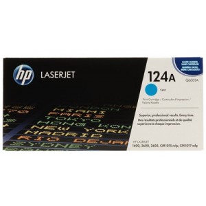 HP Toner Original  cyan (Q6001A, NR124A)