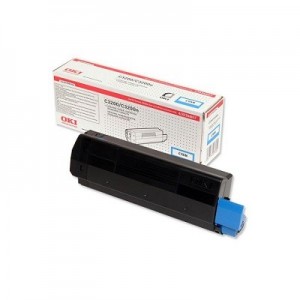 Oki Toner Original  cyan (43034807)