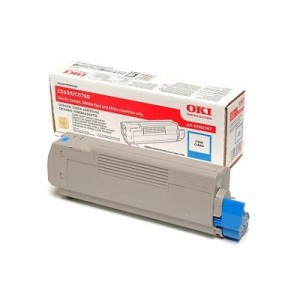 Oki Toner Original  cyan (43381907)