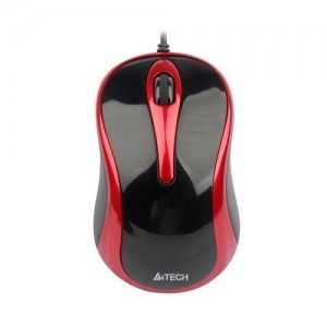 MOUSE A4TECH N-350 V-TRACK USB BLACK-RED