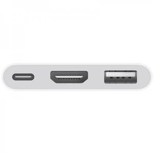 Apple 1x USB 3.1 tip C Male - 1x HDMI Female - 1x USB 3.1 tip C Female - 1x USB 3.1 Female, alb