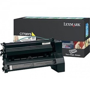 Cartus Toner Yellow Return C7700Ys 6K Original Lexmark C770N