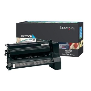 Cartus Toner Cyan Return C7700Ch 10K Original Lexmark C770N