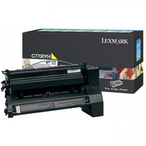 Cartus Toner Yellow Return C7700Yh 10K Original Lexmark C770N