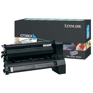 Cartus Toner Cyan Return C7720Cx 15K Original Lexmark C772N