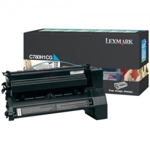 Cartus Toner Cyan Return C780H1Cg 10K Original Lexmark C780N