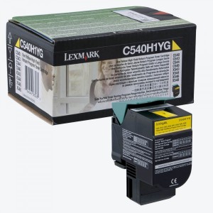 Cartus Toner Yellow Return C540H1Yg 2K Original Lexmark C540N