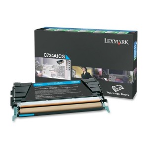 Cartus Toner Cyan Return C734A1Cg 6K Original Lexmark C734N