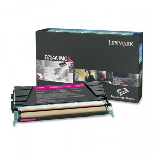 Cartus Toner Magenta Return C734A1Mg 6K Original Lexmark C734N