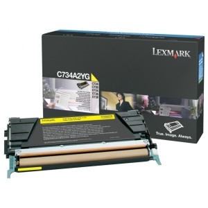 Cartus Toner Yellow C734A2Yg 6K Original Lexmark C734N