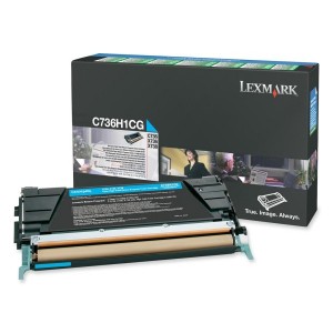 Cartus Toner Cyan Return C736H1Cg 10K Original Lexmark C736N