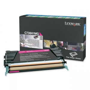 Cartus Toner Magenta Return C736H1Mg 10K Original Lexmark C736N