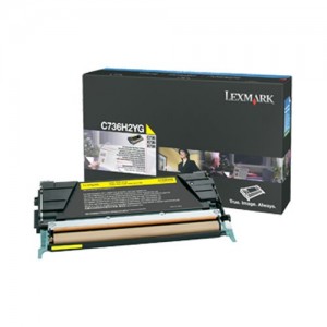 Cartus Toner Yellow C736H2Yg 10K Original Lexmark C736N