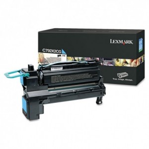 Cartus Toner Cyan C792X2Cg 20K Original Lexmark C792E