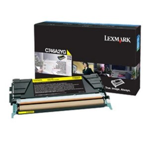 Cartus Toner Yellow C746A2Yg 7K Original Lexmark C746Dn