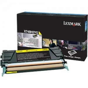 Cartus Toner Yellow X748H2Yg 10K Original Lexmark X748De