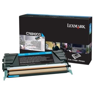 Cartus Toner Cyan C748H2Cg 10K Original Lexmark C748De