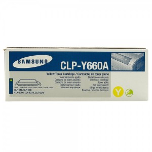 Cartus Toner Yellow Clp-Y660A 2K Original Samsung Clp-610Nd