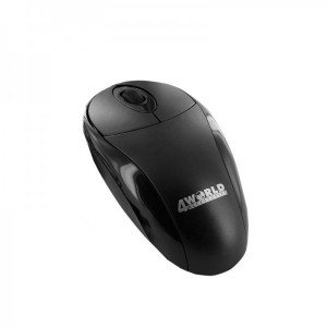  Mouse optic 4World, USB, BASIC2, 1200dpi, negru