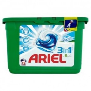 Ariel Detergent 3in1, capsule PODS 15buc/set