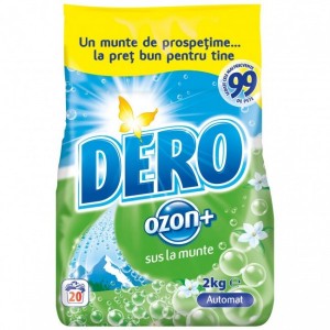 Dero Ozon Detergent automat 2 kg- Parfum Divers