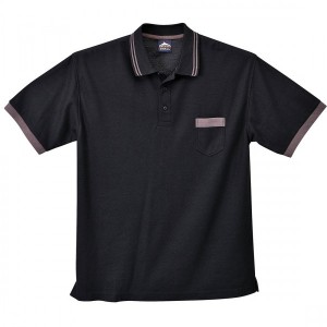 Tricou Polo Portwest Texo Contrast - gri, bleumarin sau negru