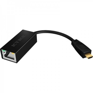 Raidsonic IcyBox 1x microUSB 2.0 Male - 1x RJ45 Female