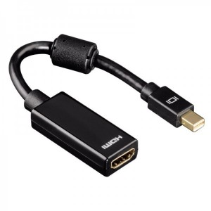 Hama 1x miniDisplayPort Male - 1x HDMI Female, negru