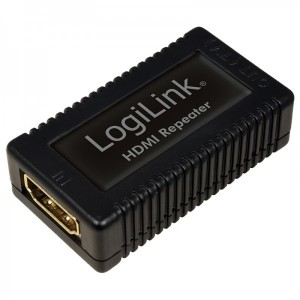 Logilink 1x HDMI Female - 1x HDMI Female, repeater, negru