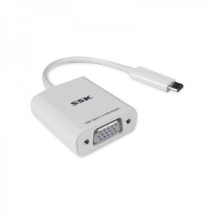 SSK UC-CV921 1x USB 3.1 tip C Male - 1x VGA Female, White