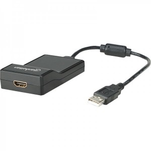 Manhattan 1x USB 2.0 Male - 1x HDMI Female