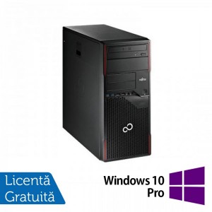 Calculator FUJITSU SIEMENS Esprimo P700 Tower Intel Pentium G840 2.80GHz 4GB DDR3 250GB SATA DVD-ROM + Windows 10 Pro