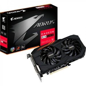 Placa video GIGABYTE AORUS Radeon RX 580 8GB DVI HDMI 3x DP DDR5 256-bit