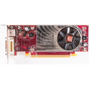 Placa video PCI-E Ati Radeon HD 2400 XT 256 Mb DMS-59 TV-out low profile design