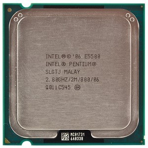 Procesor Intel Pentium Dual Core E5500 2.80 GHz 2Mb Cache 800 MHz FSB