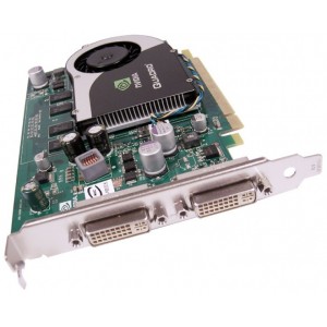 Placa video PCI-E NVIDIA Quadro FX370 256MB 64bit 2xDVI High Profile