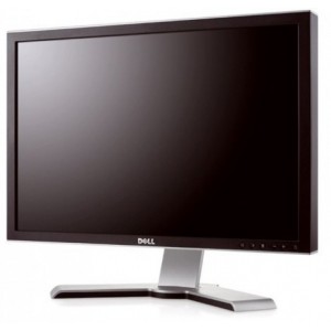 Monitor DELL UltraSharp 2408WFP LCD 24 inch 1920 x 1200 VGA 2 x DVI 4 x USB HDMI Display Port WIDESCREEN Fara Picior Grad B