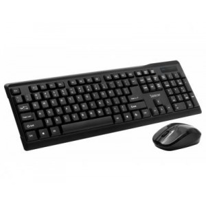 Kit Wireless Tastatura + Mouse Combo SPACER SPDS-1100 Plug&Play Querty USB 800 dpi Negru