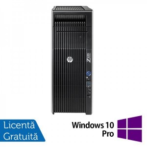 Workstation Refurbished HP Z620 2x Intel Xeon E5-2620 2.0GHz-2.5GHz HEXA Core 64GB DDR3 ECC 240GB SSD NOU nVidia Quadro 2000/1GB GDDR5 + Windows 10 Pro