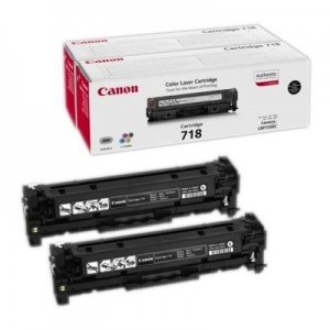 Consumabil Original 2662B017[AA]: Canon 718 Toner Ctg Black 2pk