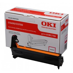 Consumabil Original 43381706: Okidata C-5600 Drum Magenta (Wide Line Box)