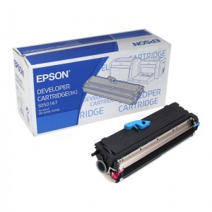 Consumabil Original C13S050167: Epson EPL-6200 Developer Ctg Black