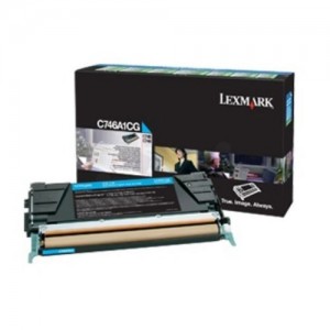 Consumabil Original C746A3CG: Lexmark C746 Toner Ctg Cyan Corp