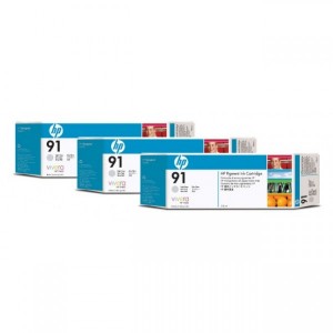 Consumabil Original C9487A: HP 91 Ink Ctg Light Magenta 3pk