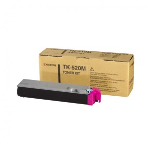 Consumabil Original TK-520M: Kyocera Mita TK-520 Toner Kit Magenta 4k