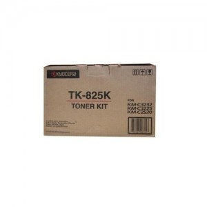 Consumabil Original TK-825K: Kyocera Mita TK-825 Toner Kit Black 15k