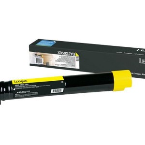 Cartus toner Original X950X2YG Lexmark pentru X950, X952, X954 Yellow Extra High Yield 22 000 pagini 